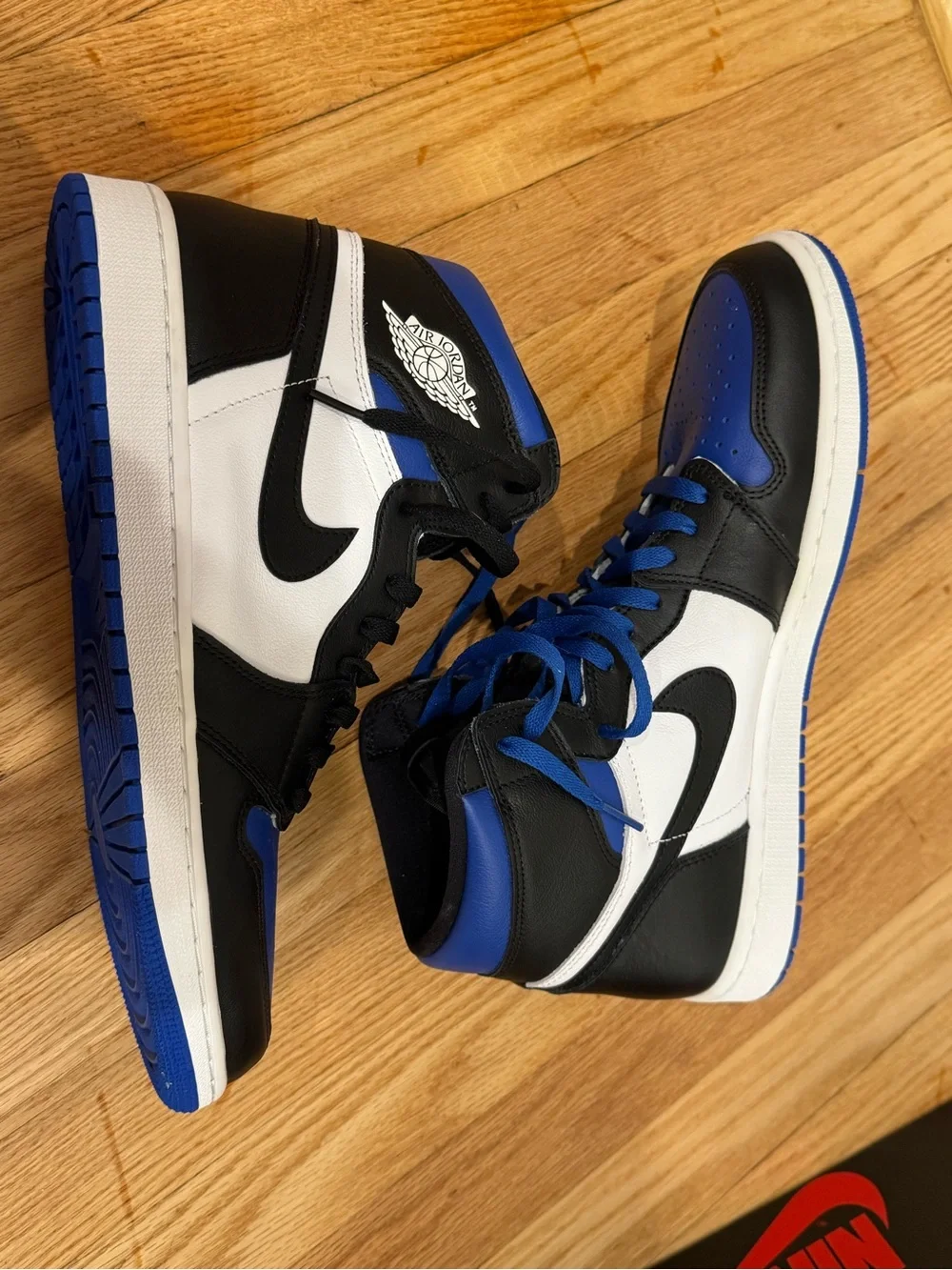Nike Air Jordan 1 High Royal Blue/Black/White - Men Size 12.5